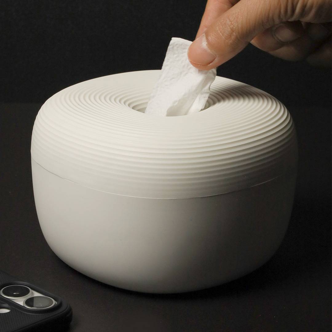 qualy Mini Pebble Tissue Holder (with Animal Choices)