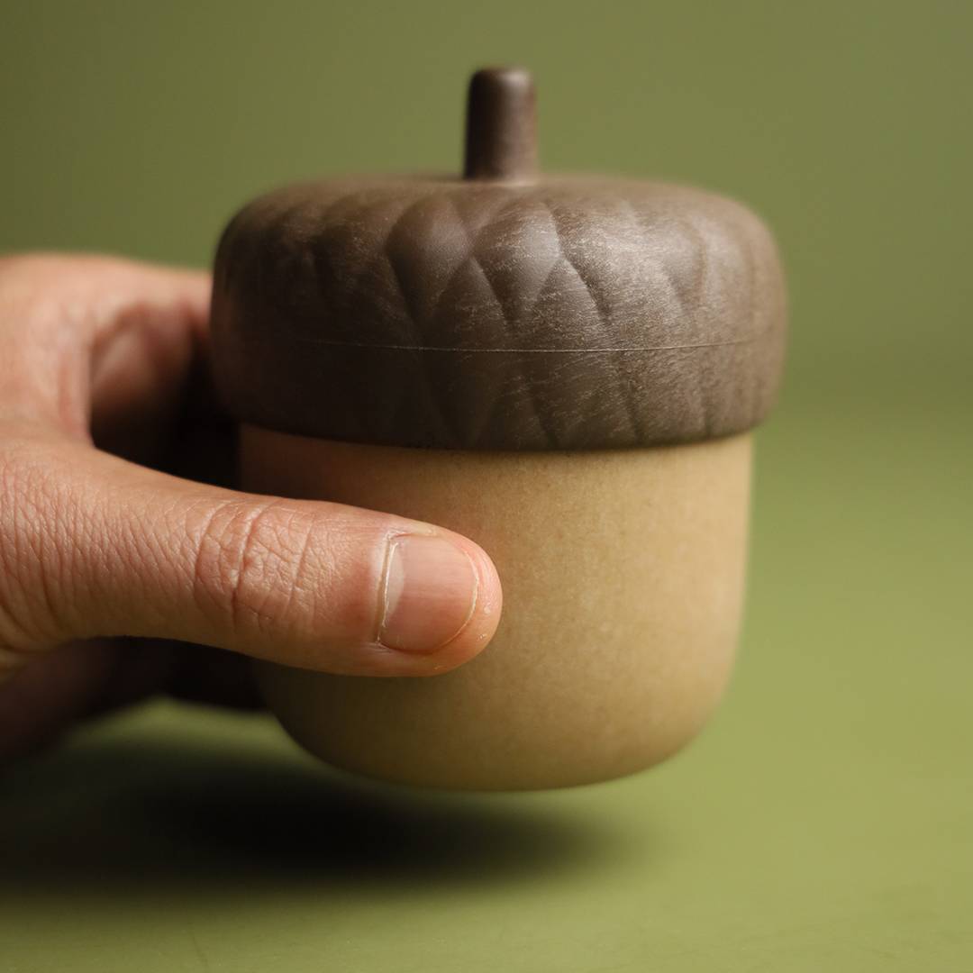 Qualy Acorn Cottonbud Holder