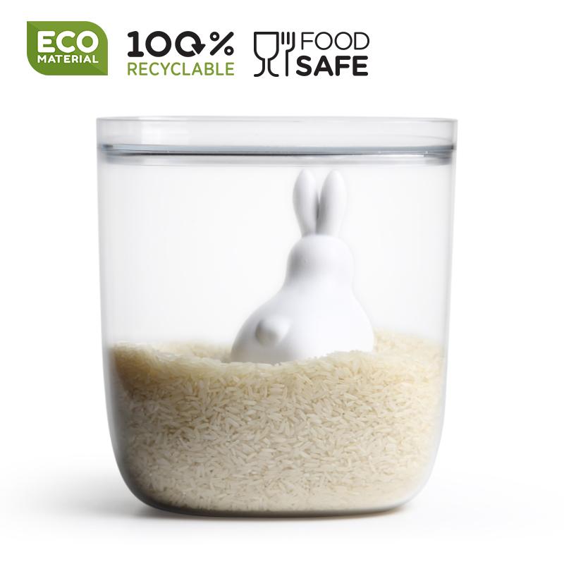 Qualy Bella Bunny Rice Container 3.5 L