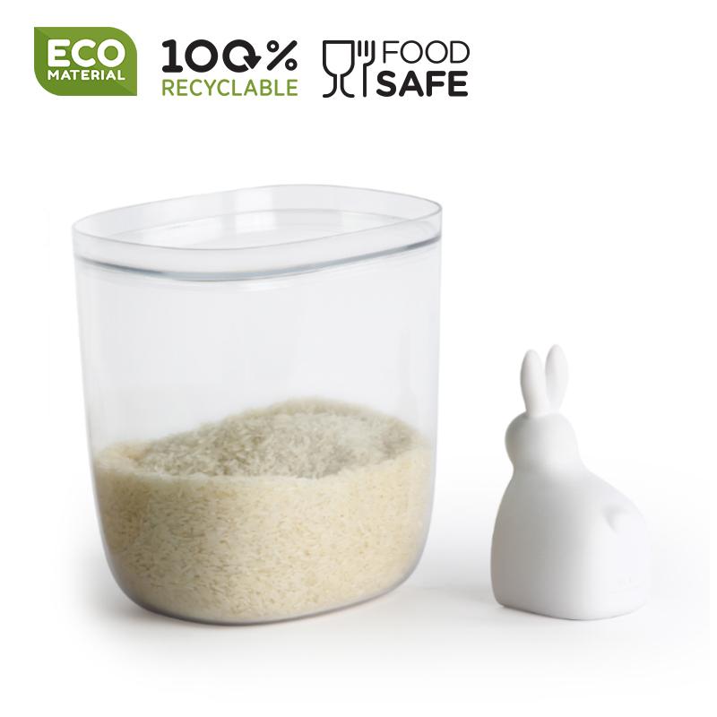 Qualy Bella Bunny Rice Container 3.5 L