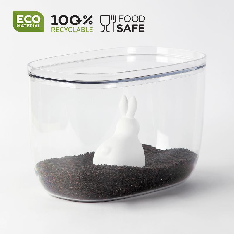 Qualy Bella Bunny Rice Container 7 L
