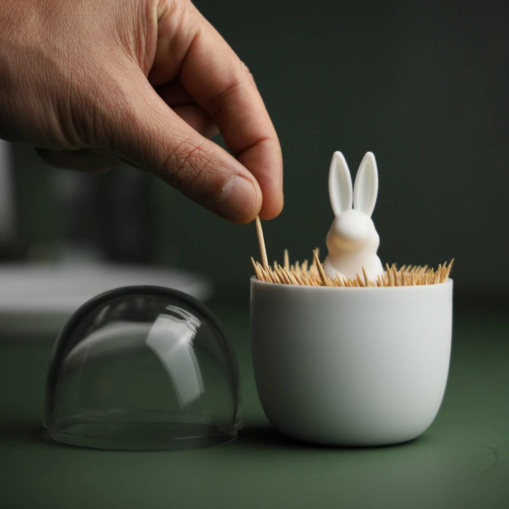Qualy Bunny Toothpick Holder