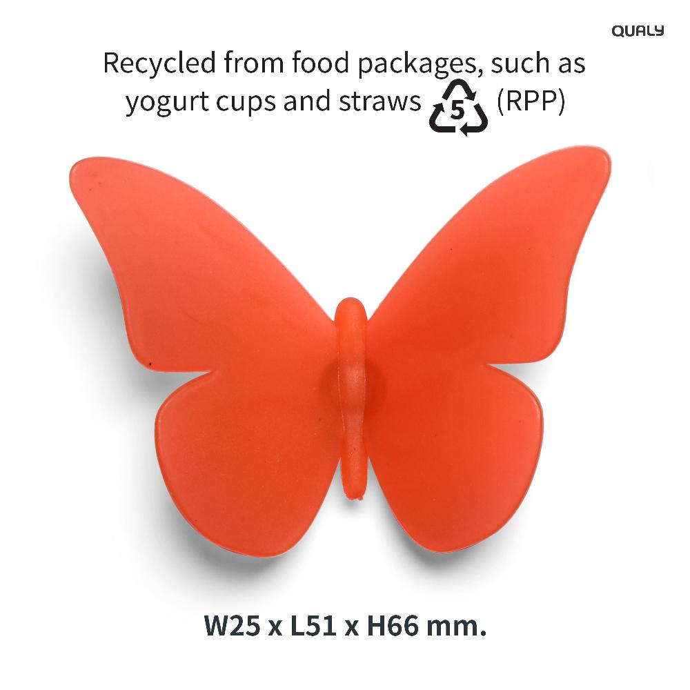 Qualy Butterfly Magnet 3pcs/set (Random Color)