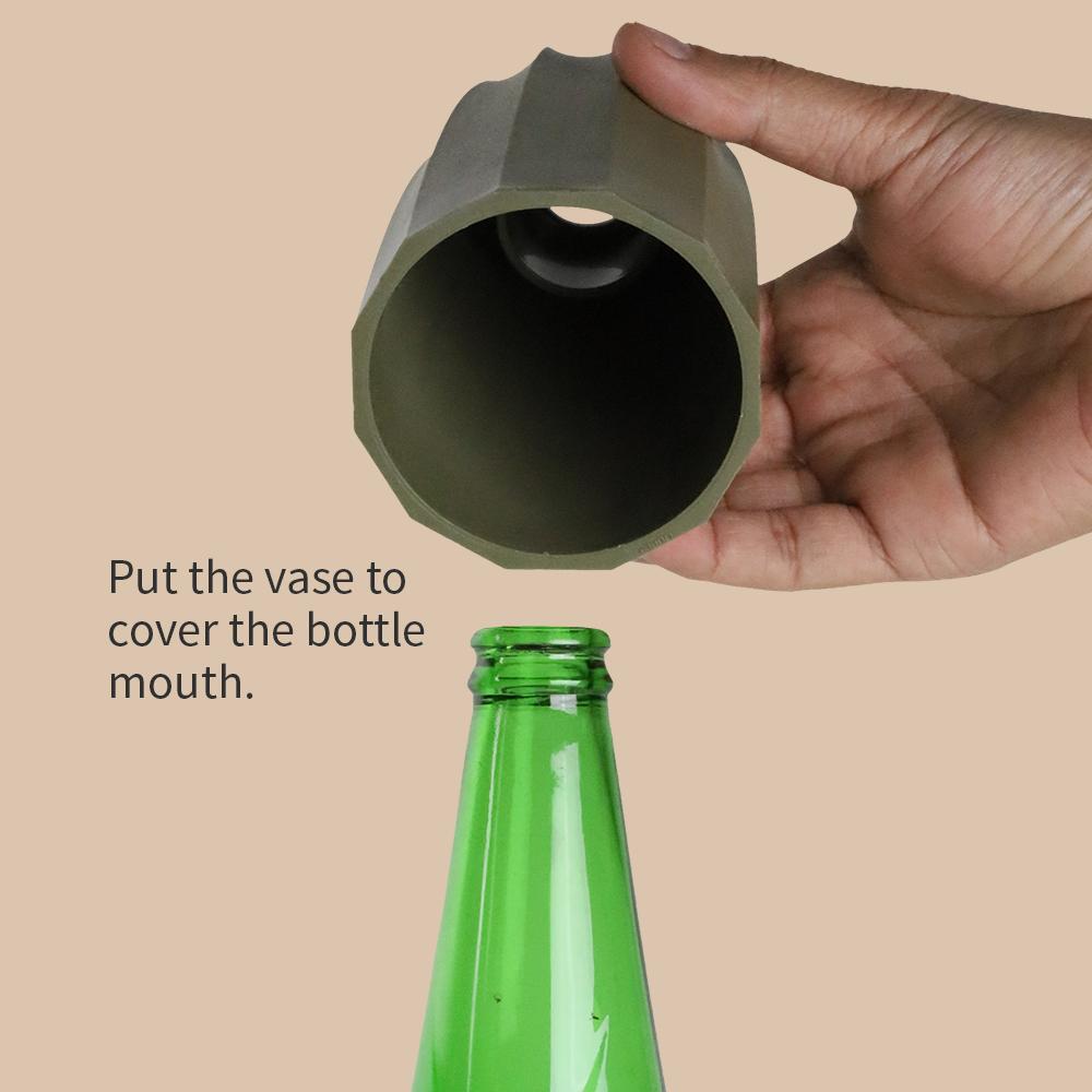 Qualy Cacvase L – Crown Cap Bottle Vase (3 Pcs/set)