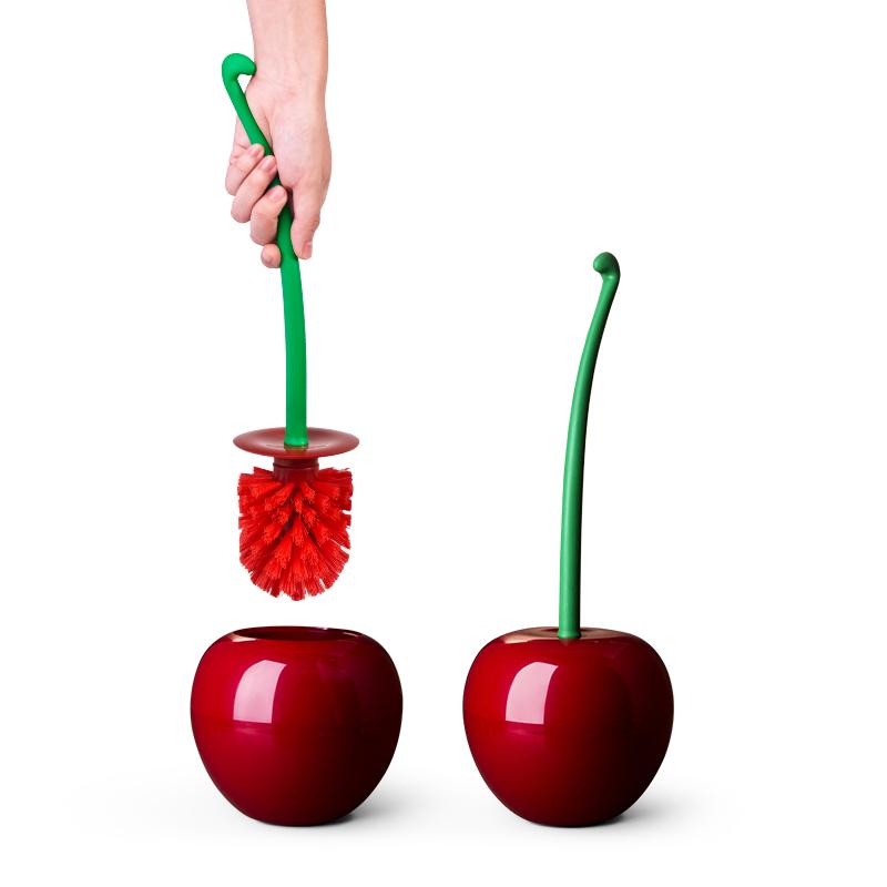 Qualy Cherry-Lavatory Brush