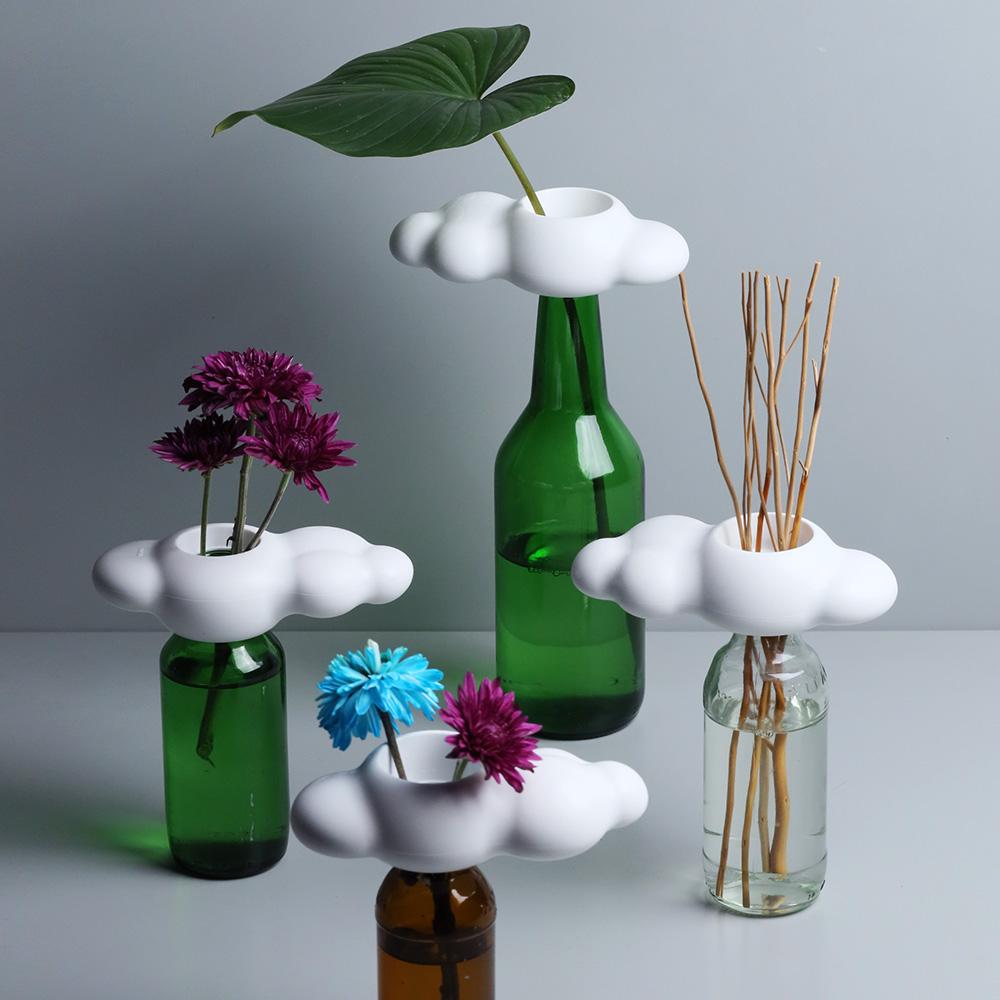 Qualy Cloud Vase – Screw Cap Bottle Vase