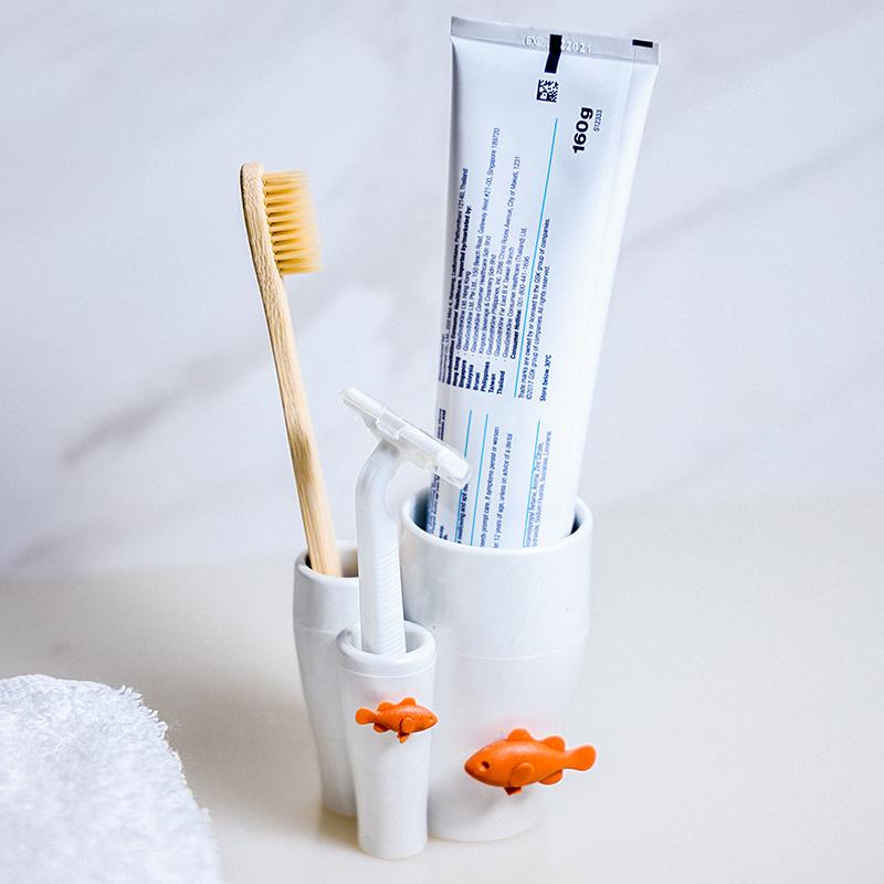 qualy Coral Toothbrush Holder