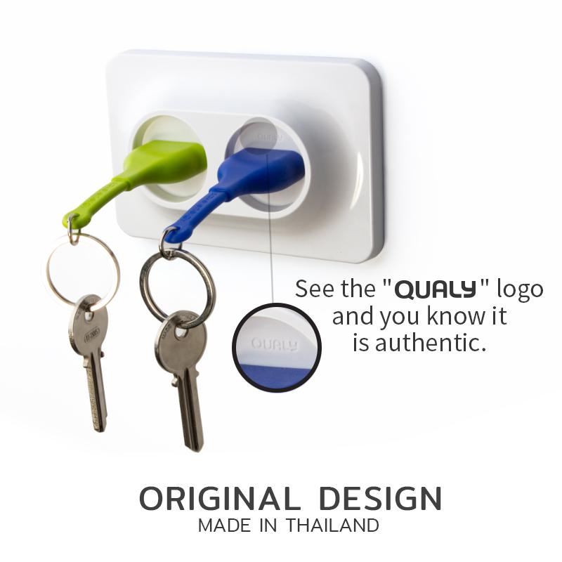 Qualy Double Unplug Key Ring