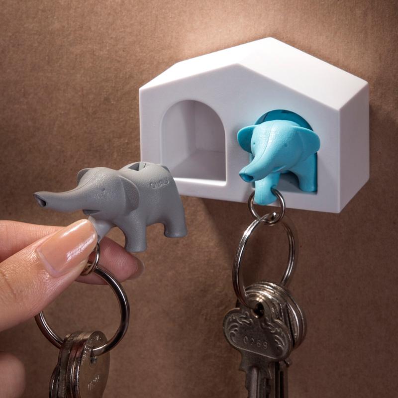 qualy Duo Elephant Key Ring