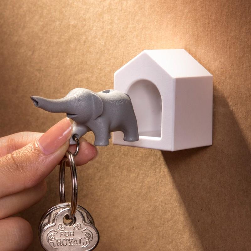 Qualy Elephant Key Ring