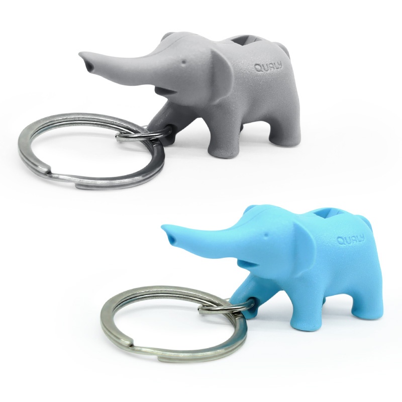 Qualy Elephant Key Ring