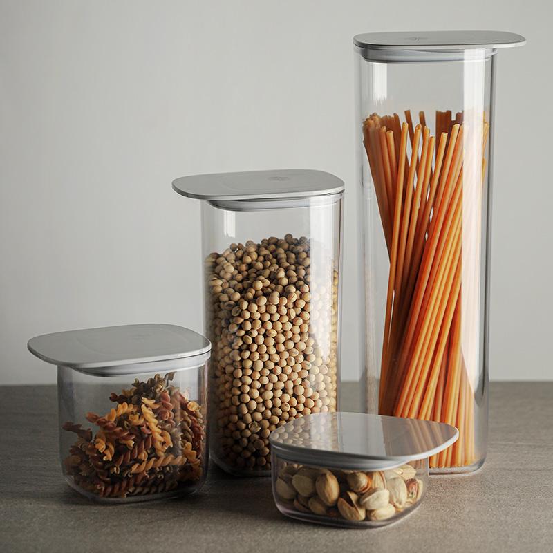 Qualy Flat Top Storage Jar