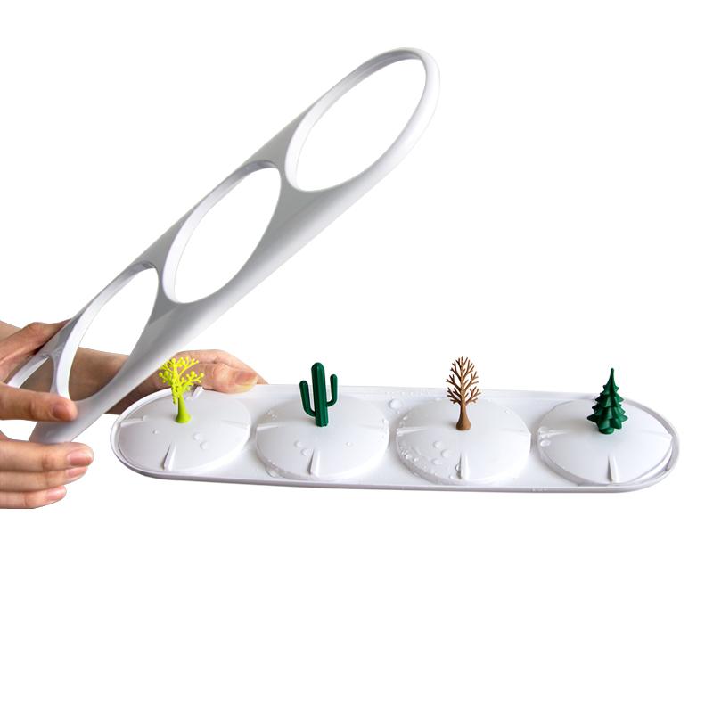 Qualy Four Seasons Glass Tray