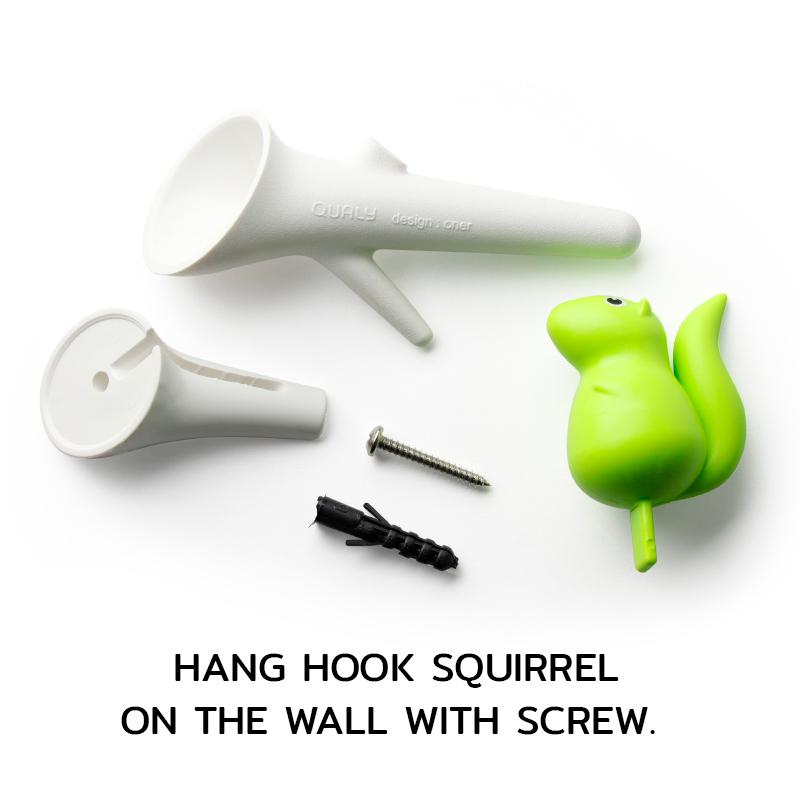 Qualy Hook Squirrel (2 Squirrel With Hooks)