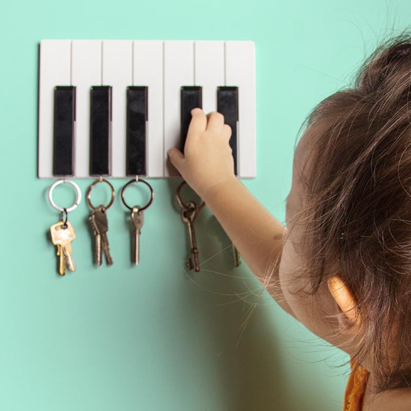 qualy Key Piano (Whistle Key Ring + Key Holder)