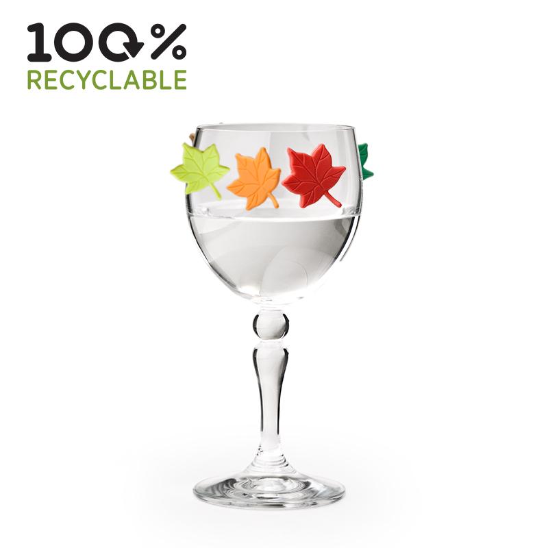 Qualy Leaf My Glass (Glass Tag)
