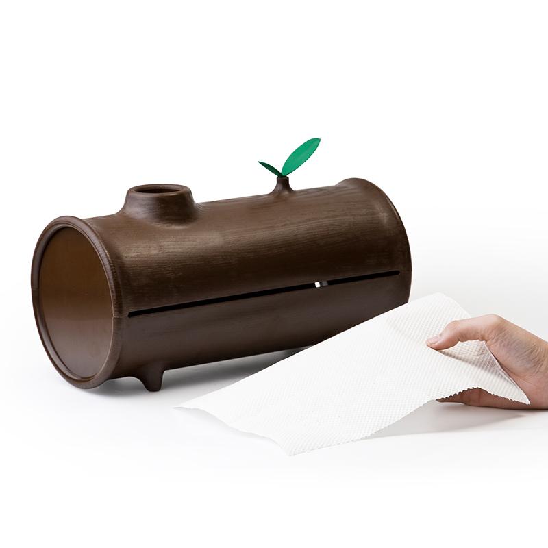 Qualy Log & Roll (Towel Holder)