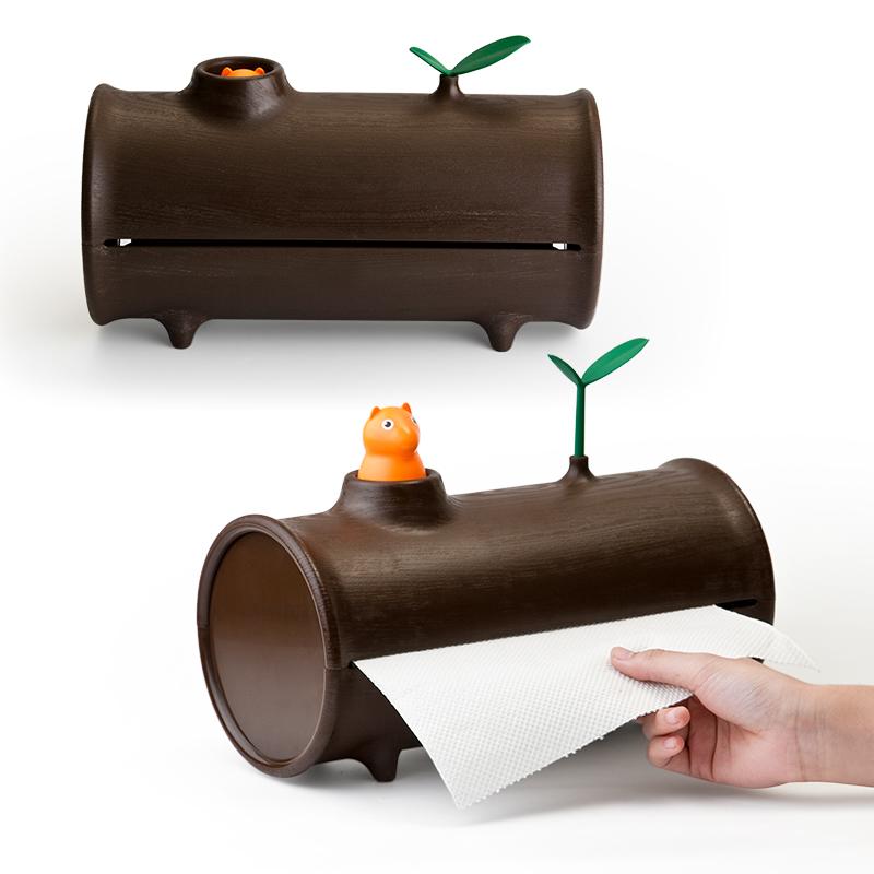 Qualy Log & Roll (Towel Holder)