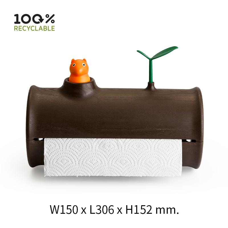 Qualy Log & Roll (Towel Holder)