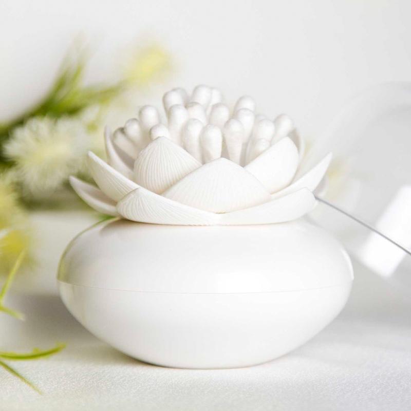 Qualy Lotus Cotton Bud Holder