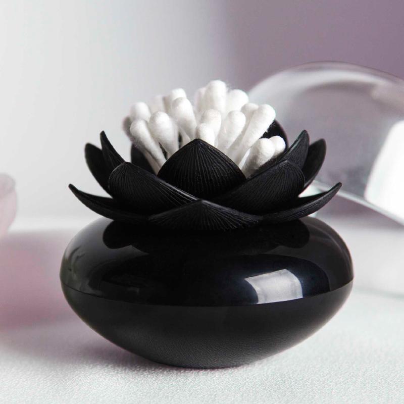 Qualy Lotus Cotton Bud Holder