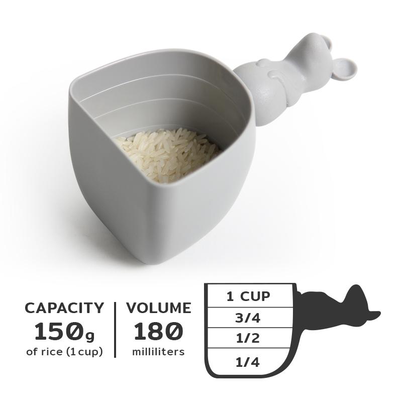 Qualy Lucky Mouse Rice Scoop