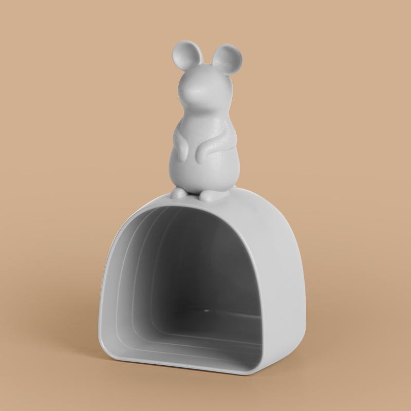 qualy Lucky Mouse Rice Scoop