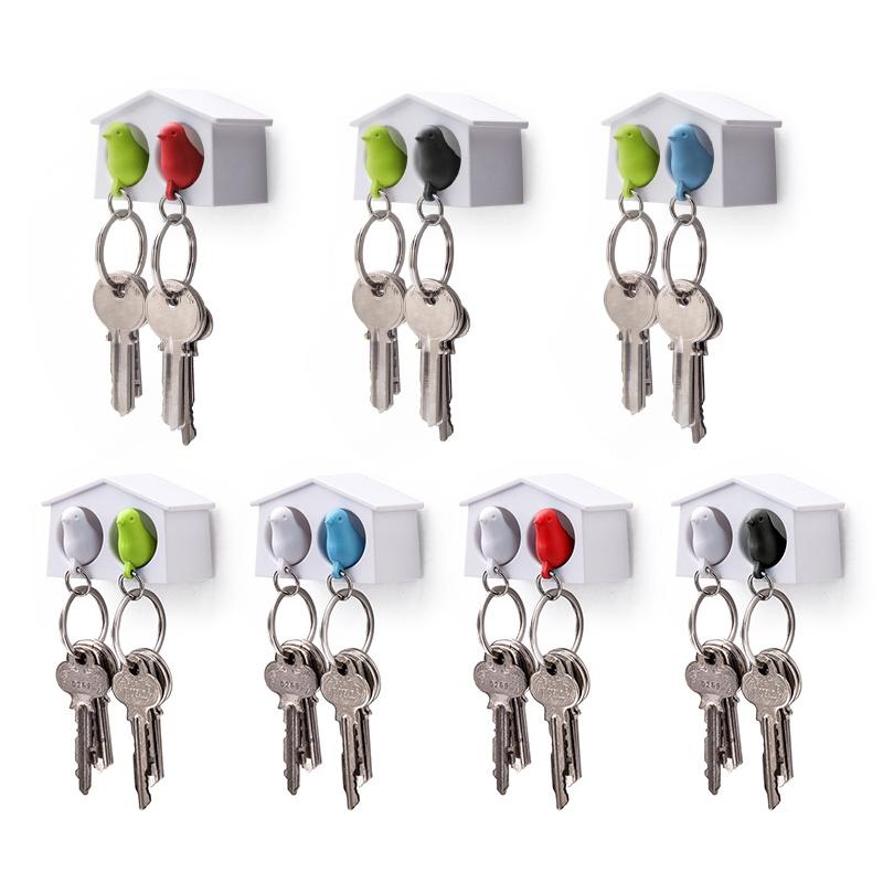 Qualy Mini Duo Sparrow Key Ring