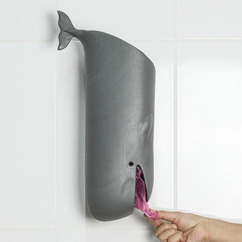 qualy Moby Whale Plastic Bag Holder Ver 2