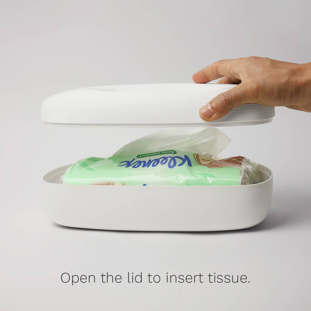 qualy Pebble Tissue Holder (with Animal Choices)