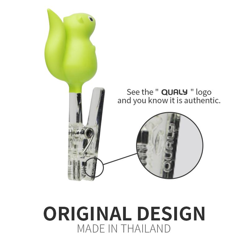 Qualy Peg Squirrel (2 Pcs/ Set)