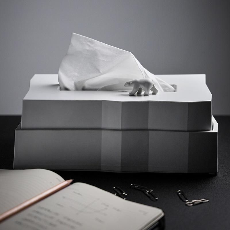 qualy Polar Bear Iceberg Facial Tissue Holder