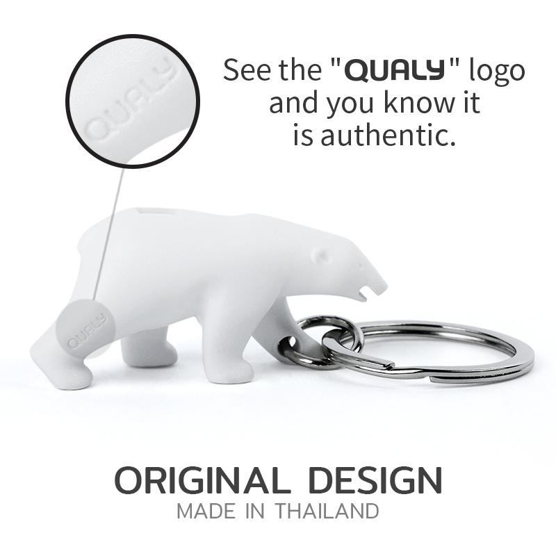 Qualy Polar Bear Key Ring