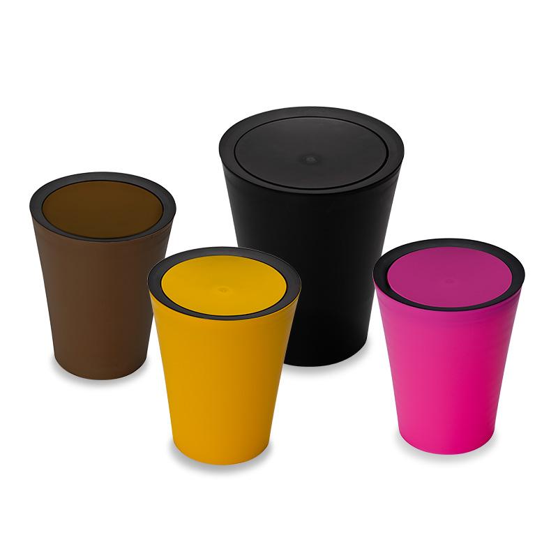 qualy Round Flip Bin