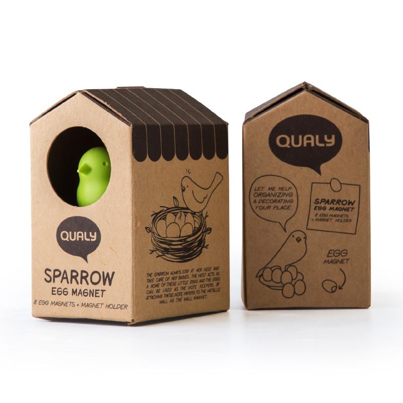 Qualy Sparrow Egg Magnet