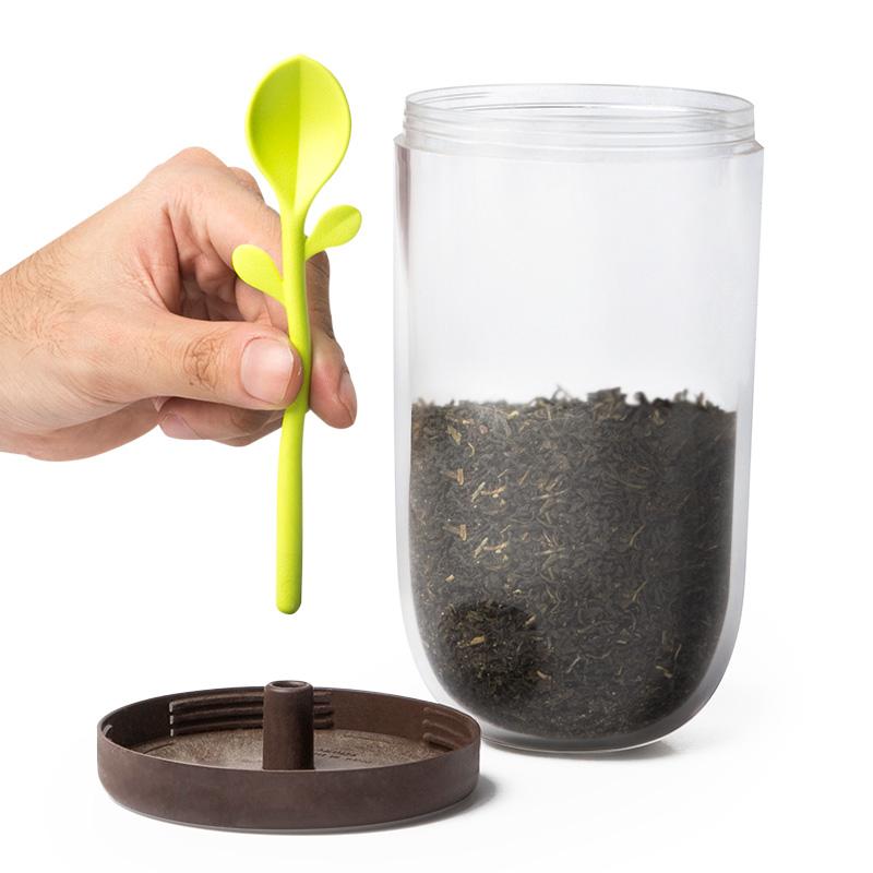 Qualy Sprout Jar + Spoon