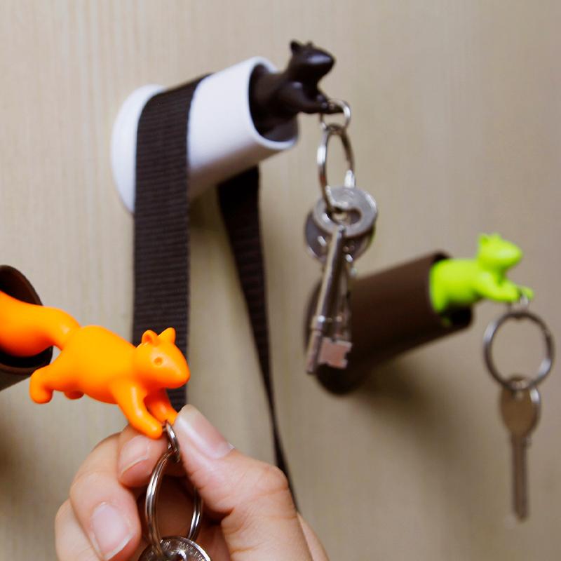 qualy Squirrel Key Ring (Key Ring + Key Holder)