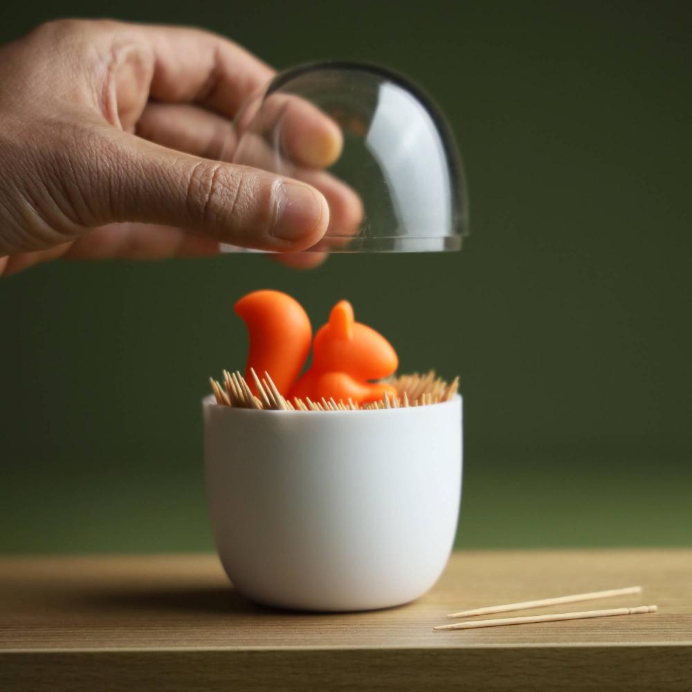 Qualy Squirrel Toothpick Holder