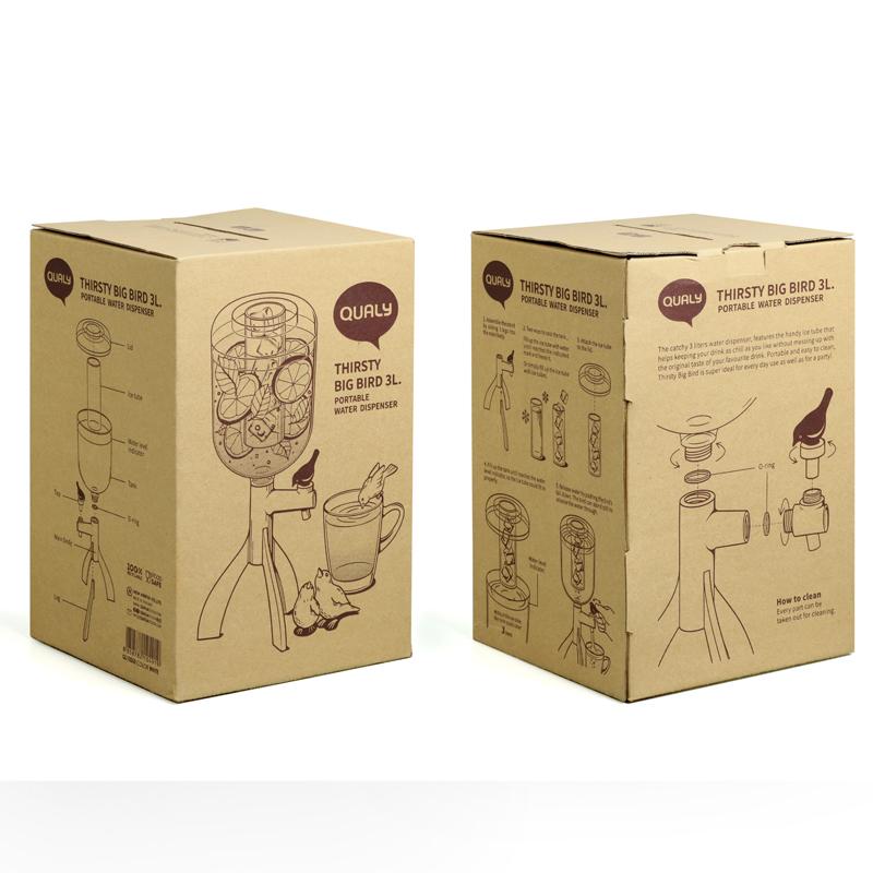 Qualy Thirsty Bird-Water Dispenser 3L