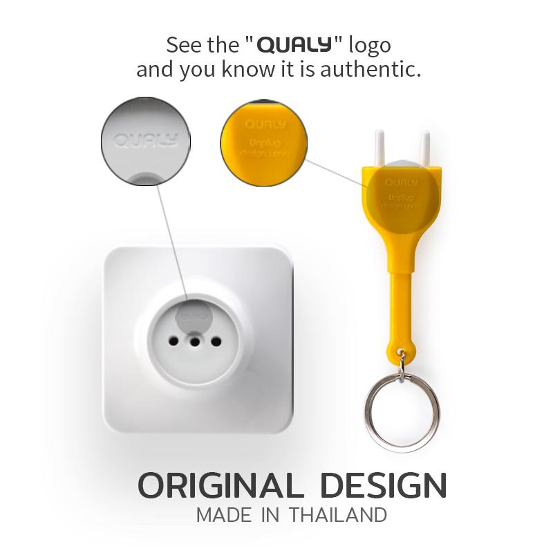 Qualy Unplug Key Ring