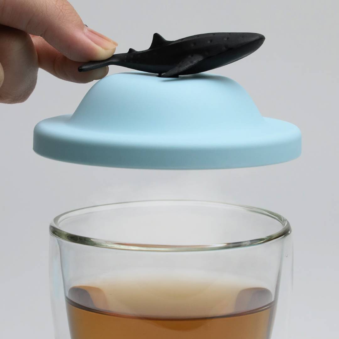 Qualy Whale Shark Double Wall Cup & Cover
