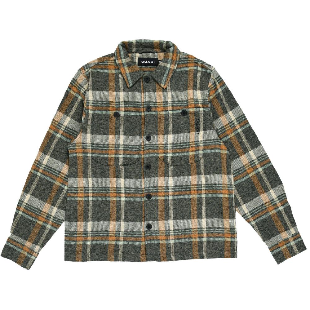 quasi skateboards Naomi Long Sleeve Button Up Shirt [Harvest]