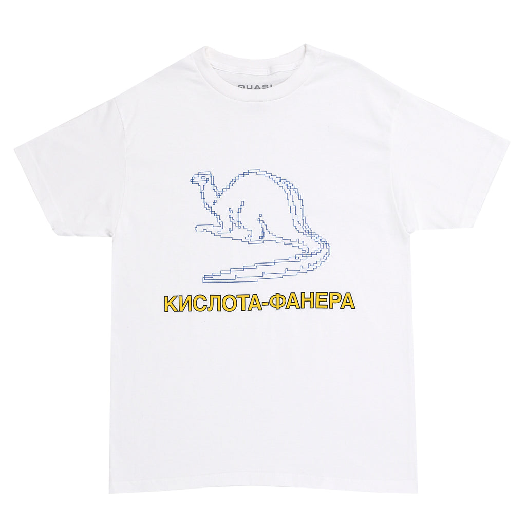 quasi skateboards Dinosaur Tee [White]