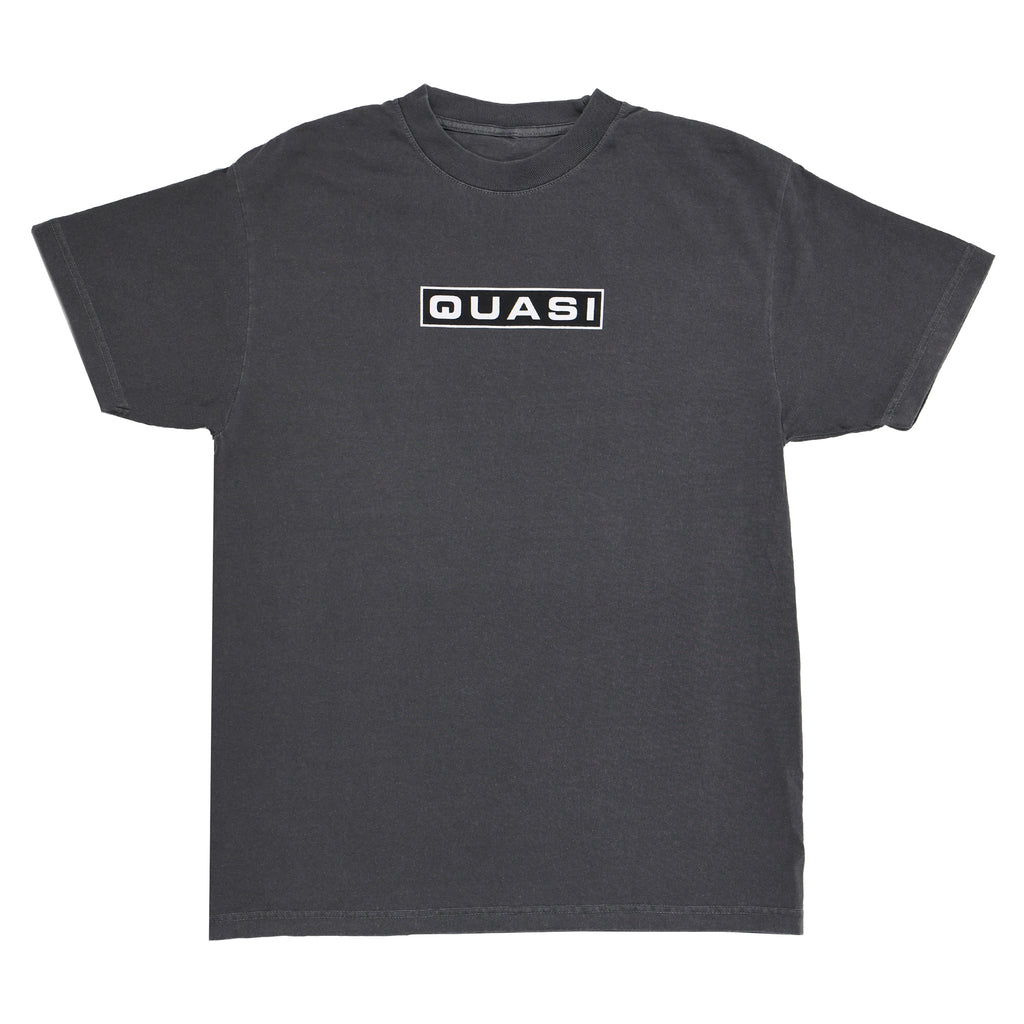 quasi skateboards Euro Tee [Faded Black]