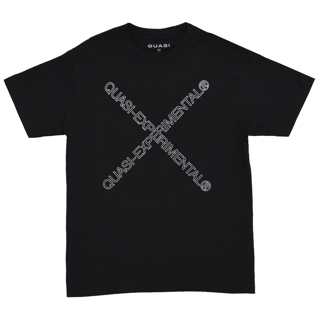 quasi skateboards EXP. Outline Tee [Black]
