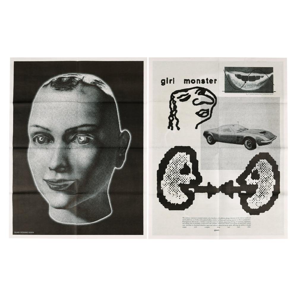 quasi skateboards Girl Monster Poster