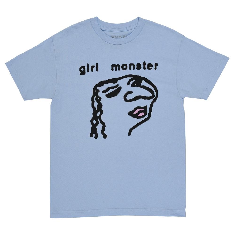 quasi skateboards Girl Monster Tee [Powder Blue]