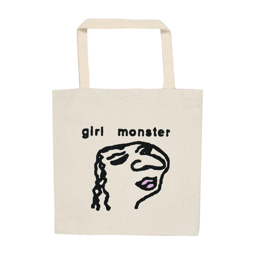 quasi skateboards Girl Monster Tote Bag [Natural]