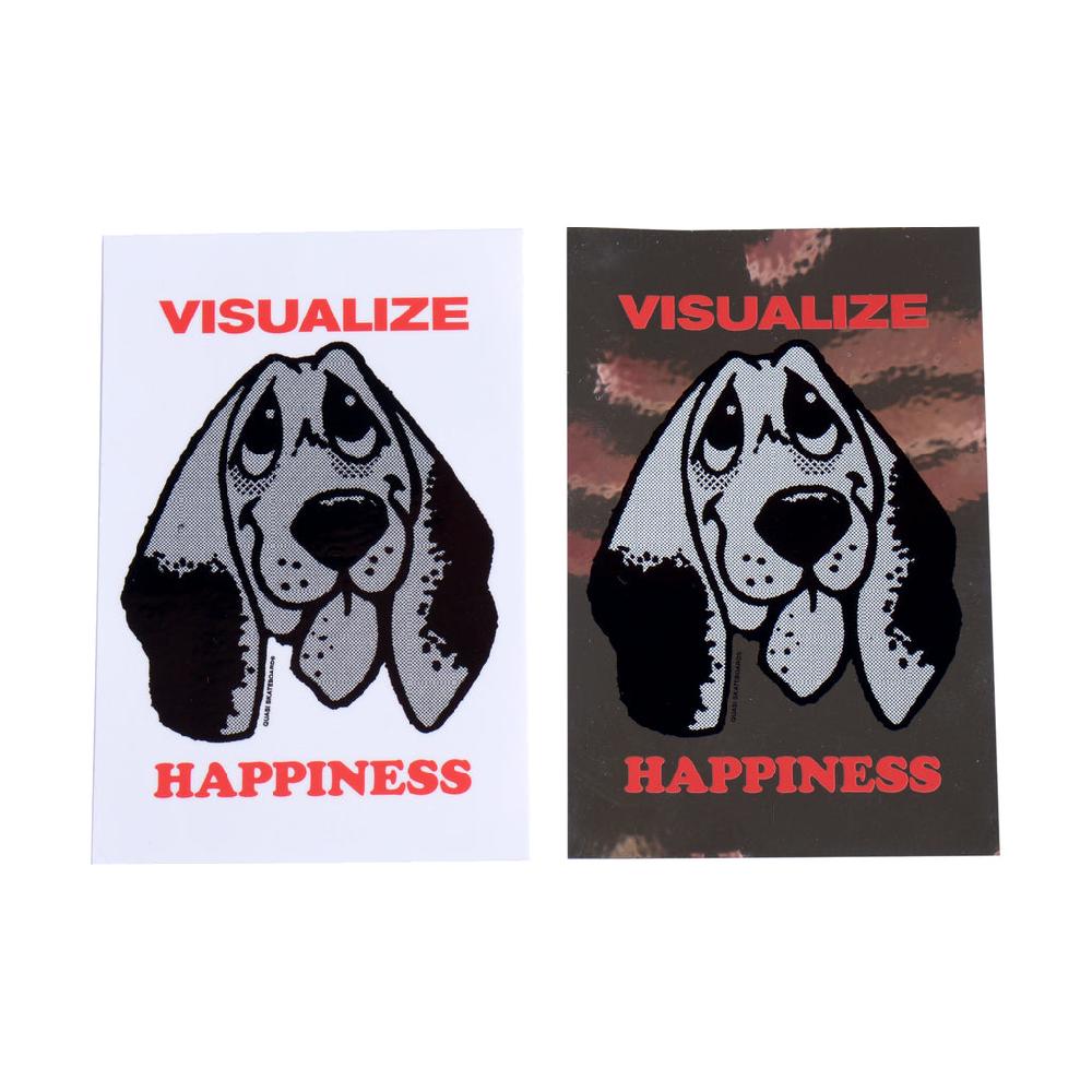 quasi skateboards Happiness Sticker Two Pack