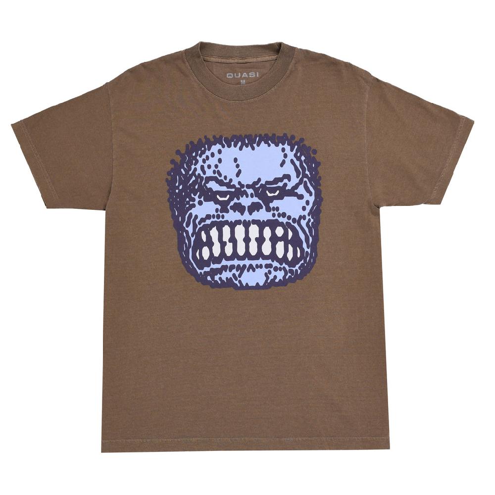 quasi skateboards Meathead Tee [Faded Brown]